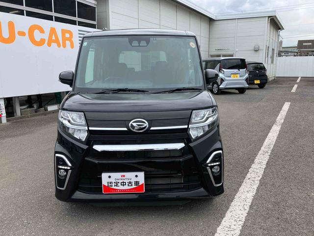 タントカスタムX走行距離無制限12ヶ月保証付き 衝突軽減ブレーキ 車線逸脱防止 Bluetoothオーディオ アイドリングストップ機能 Bカメラ ナビ 禁煙 盗難警報装置 LED キーレスエントリー オートLED(大分県)の中古車