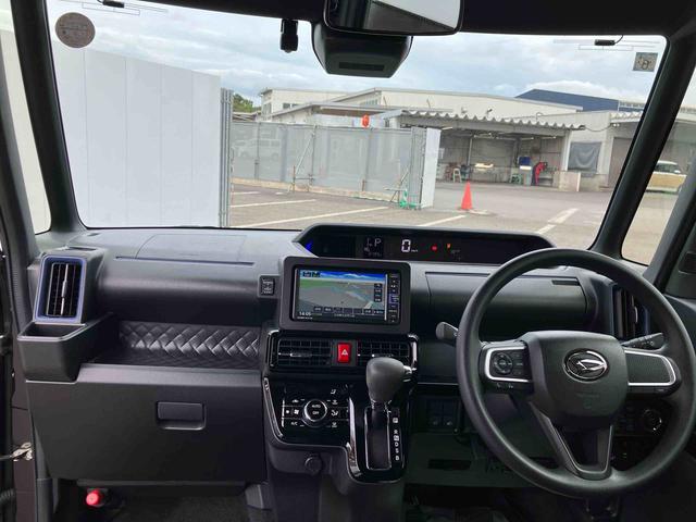 タントカスタムX走行距離無制限12ヶ月保証付き 衝突軽減ブレーキ 車線逸脱防止 Bluetoothオーディオ アイドリングストップ機能 Bカメラ ナビ 禁煙 盗難警報装置 LED キーレスエントリー オートLED(大分県)の中古車