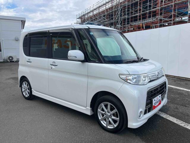 タントカスタムX走行距離無制限12ヶ月保証付き スマートキー付き 盗難防止付き ナビ付 禁煙 Wエアバッグ SRS キーフリーキー AW ABS 両側スライド片側電動ドア アイドリングSTOP 記録簿有(大分県)の中古車