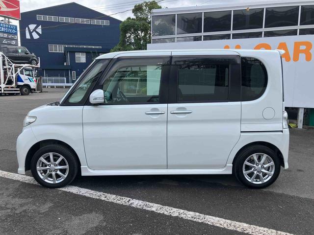 タントカスタムX走行距離無制限12ヶ月保証付き スマートキー付き 盗難防止付き ナビ付 禁煙 Wエアバッグ SRS キーフリーキー AW ABS 両側スライド片側電動ドア アイドリングSTOP 記録簿有(大分県)の中古車
