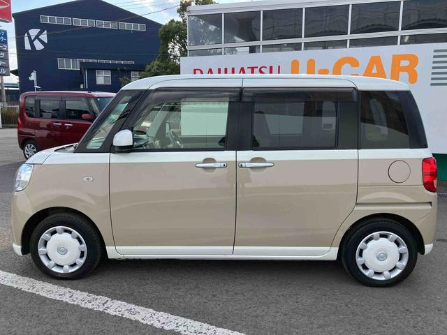 ムーヴキャンバスＸメイクアップ　ＳＡII走行距離無制限１２ヶ月保証付き　レーンキープ　アイドルストップ　ＡＵＴＯライト　ＥＳＣ　キーフリ　スマキー　バックカメラ　エアバッグ　両側スライドドア　ＡＢＳ　禁煙車　セキュリティアラーム（大分県）の中古車