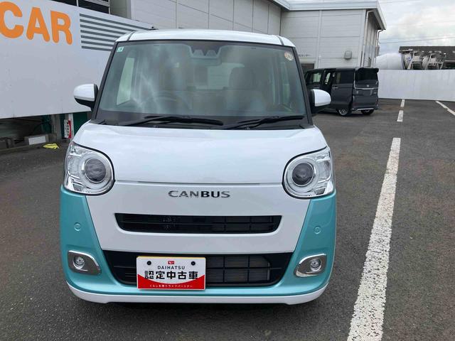 ムーヴキャンバスストライプスＧ走行距離無制限１２ヶ月保証付き　アイドルストップ　Ｂカメラ　セキュリティアラーム　スマートキープッシュスタート　Ｓヒーター　キーフリーキー　ワンオーナー車　ＬＥＤライト　車線逸脱警報　オートハイビーム（大分県）の中古車