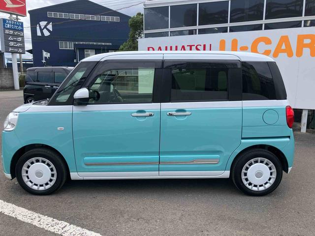 ムーヴキャンバスストライプスＧ走行距離無制限１２ヶ月保証付き　アイドルストップ　Ｂカメラ　セキュリティアラーム　スマートキープッシュスタート　Ｓヒーター　キーフリーキー　ワンオーナー車　ＬＥＤライト　車線逸脱警報　オートハイビーム（大分県）の中古車