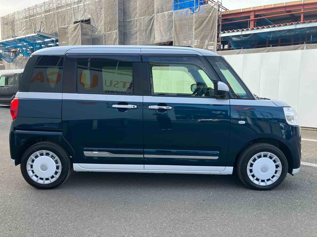 ムーヴキャンバスストライプスGターボ ワンオーナー走行距離無制限12ヶ月保証付き ACC レーダーブレーキ 禁煙 Bカメラ 1オーナー シートH 左右オートスライド オートハイビーム LEDヘッドライト ターボ車 スマートキー 記録簿 レーンキープ(大分県)の中古車