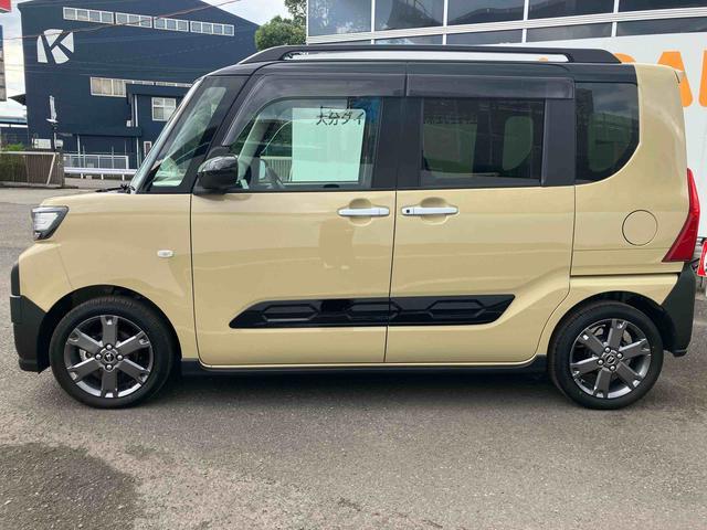 タントファンクロスターボ ワンオーナー走行距離無制限12ヶ月保証付き LEDランプ シートヒータ 衝突軽減ブレーキ USB Rカメラ スマートキ 禁煙 車線逸脱警報 1オーナー 盗難警報装置 オートライト アルミ キーフリー ターボ(大分県)の中古車