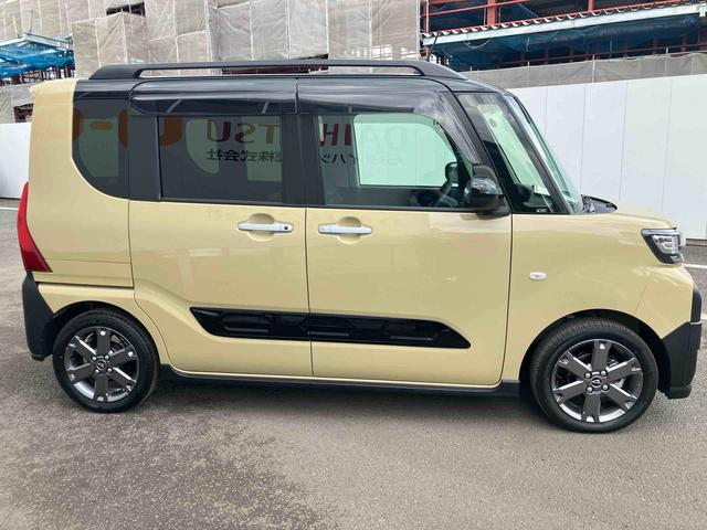 タントファンクロスターボ ワンオーナー走行距離無制限12ヶ月保証付き LEDランプ シートヒータ 衝突軽減ブレーキ USB Rカメラ スマートキ 禁煙 車線逸脱警報 1オーナー 盗難警報装置 オートライト アルミ キーフリー ターボ(大分県)の中古車