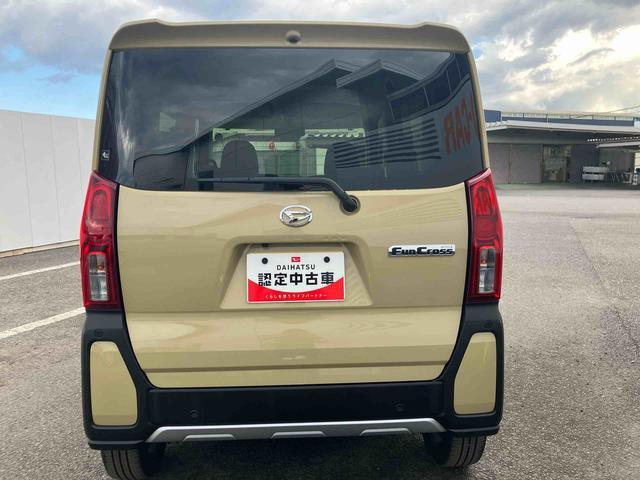 タントファンクロスターボ ワンオーナー走行距離無制限12ヶ月保証付き LEDランプ シートヒータ 衝突軽減ブレーキ USB Rカメラ スマートキ 禁煙 車線逸脱警報 1オーナー 盗難警報装置 オートライト アルミ キーフリー ターボ(大分県)の中古車