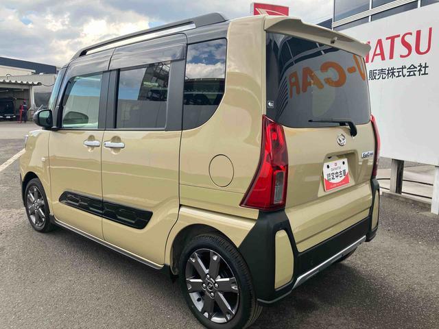 タントファンクロスターボ ワンオーナー走行距離無制限12ヶ月保証付き LEDランプ シートヒータ 衝突軽減ブレーキ USB Rカメラ スマートキ 禁煙 車線逸脱警報 1オーナー 盗難警報装置 オートライト アルミ キーフリー ターボ(大分県)の中古車