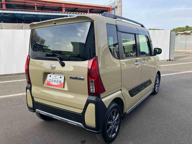 タントファンクロス ワンオーナー走行距離無制限12ヶ月保証付き 衝突軽減システム 両側オートドア シートヒータ 禁煙車 ワンオーナー オートLED レーンキープアシスト Bカメラ LEDヘットライト キーレスエントリー スマートキ−(大分県)の中古車