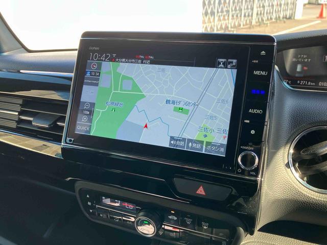 N−BOXカスタムLターボ走行距離無制限12ヶ月保証付き ナビ付 衝突軽減ブレーキサポート LEDヘッドライ ブルートゥース オートマチックハイビーム アルミ 禁煙 アイドリングS ターボエンジン AUX エアバック USB(大分県)の中古車