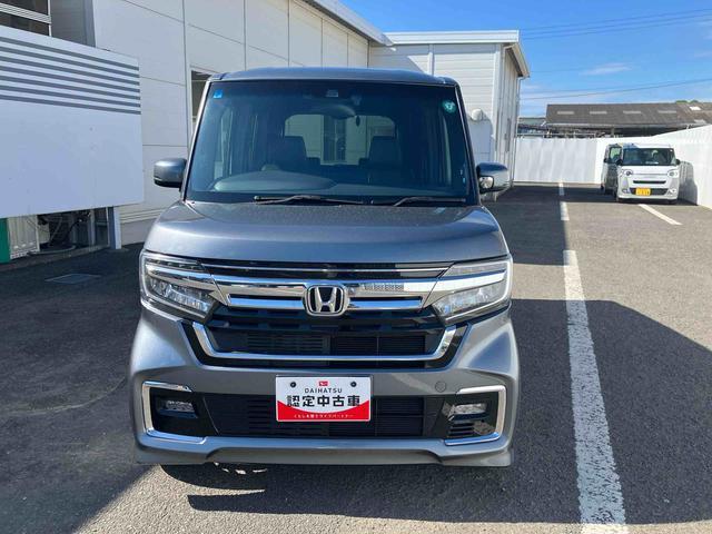 N−BOXカスタムLターボ走行距離無制限12ヶ月保証付き ナビ付 衝突軽減ブレーキサポート LEDヘッドライ ブルートゥース オートマチックハイビーム アルミ 禁煙 アイドリングS ターボエンジン AUX エアバック USB(大分県)の中古車