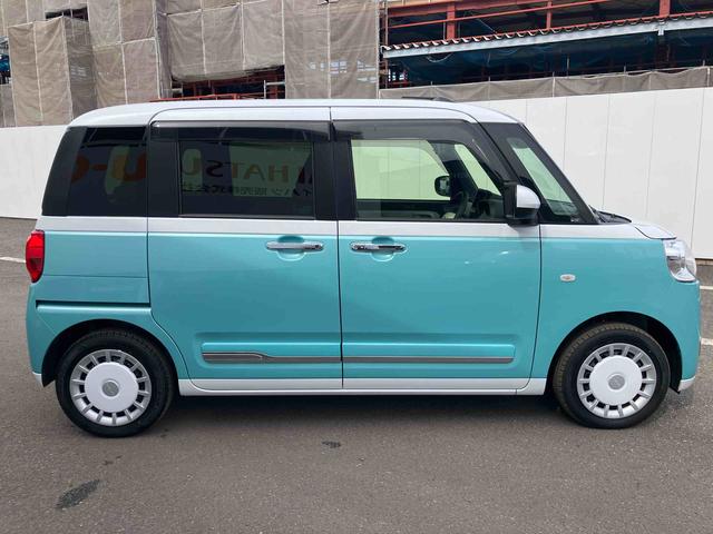 ムーヴキャンバスストライプスG ワンオーナー走行距離無制限12ヶ月保証付き アイドルストップ 禁煙 Bカメラ セキュリティアラーム スマートキープッシュスタート Sヒーター キーフリーキー ワンオーナー車 車線逸脱警報 オートハイビーム(大分県)の中古車