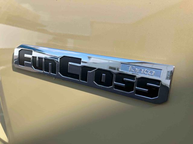 タントファンクロス　ワンオーナー走行距離無制限１２ヶ月保証付き　衝突軽減システム　両側オートドア　シートヒータ　禁煙車　ワンオーナー　オートＬＥＤ　レーンキープアシスト　Ｂカメラ　ＬＥＤヘットライト　キーレスエントリー　スマートキ−（大分県）の中古車