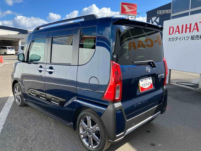 タントファンクロスターボ ワンオーナー走行距離無制限12ヶ月保証付き LEDランプ シートヒータ 衝突軽減ブレーキ Rカメラ スマートキ 禁煙 i−stop 車線逸脱警報 1オーナー 盗難警報装置 オートライト アルミ キーフリー ターボ(大分県)の中古車