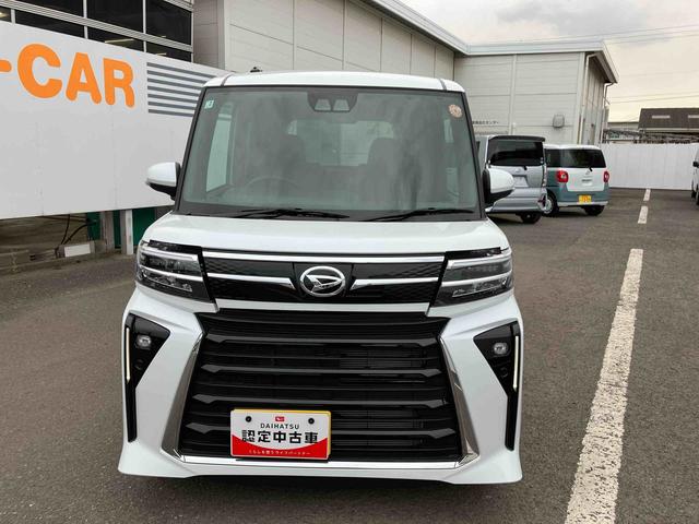 タントカスタムＸ　ワンオーナー走行距離無制限１２ヶ月保証付き　衝突軽減ブレーキ　車線逸脱防止　アイドリングストップ機能　Ｂカメラ　禁煙　盗難警報装置　ＬＥＤ　ワンオーナー　キーレスエントリー　前席シートヒーター　オートＬＥＤ（大分県）の中古車