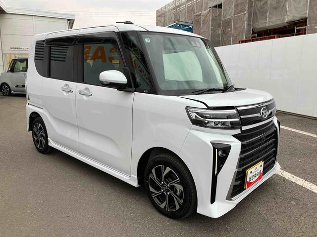 タントカスタムＸ　ワンオーナー走行距離無制限１２ヶ月保証付き　衝突軽減ブレーキ　車線逸脱防止　アイドリングストップ機能　Ｂカメラ　禁煙　盗難警報装置　ＬＥＤ　ワンオーナー　キーレスエントリー　前席シートヒーター　オートＬＥＤ（大分県）の中古車