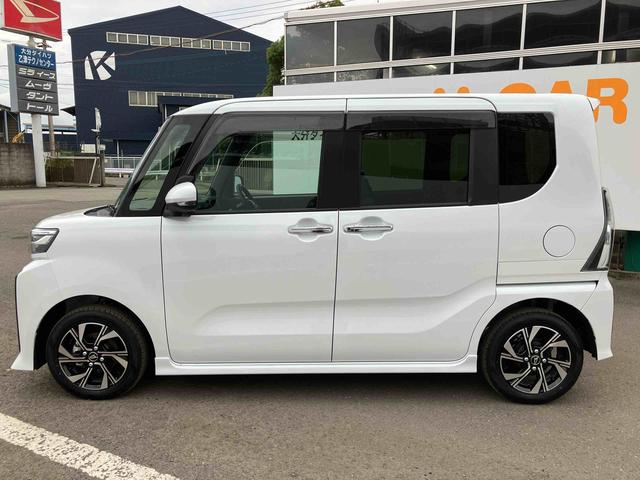 タントカスタムＸ　ワンオーナー走行距離無制限１２ヶ月保証付き　衝突軽減ブレーキ　車線逸脱防止　アイドリングストップ機能　Ｂカメラ　禁煙　盗難警報装置　ＬＥＤ　ワンオーナー　キーレスエントリー　前席シートヒーター　オートＬＥＤ（大分県）の中古車