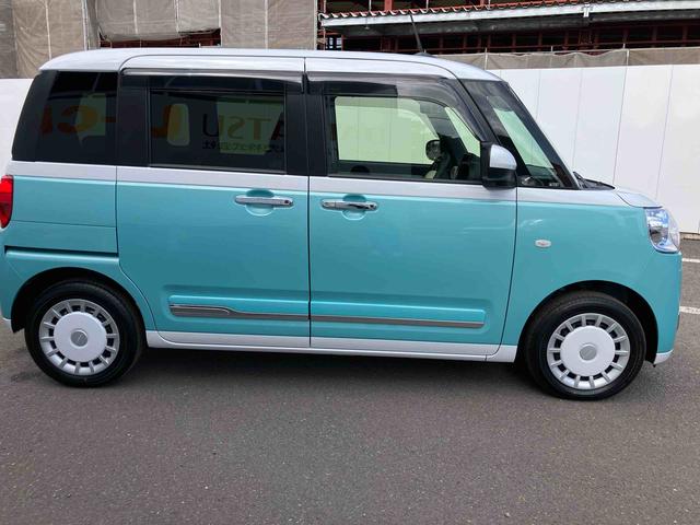 ムーヴキャンバスストライプスG ワンオーナー走行距離無制限12ヶ月保証付き アイドルストップ 禁煙 Bカメラ セキュリティアラーム スマートキープッシュスタート Sヒーター キーフリーキー ワンオーナー車 LEDライト 車線逸脱警報 安全ボディ(大分県)の中古車