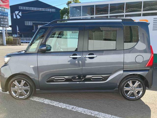 タントファンクロスターボ ワンオーナー走行距離無制限12ヶ月保証付き LEDランプ シートヒータ 衝突軽減ブレーキ USB Rカメラ スマートキ 禁煙 i−stop 車線逸脱警報 1オーナー 盗難警報装置 オートライト アルミ キーフリー(大分県)の中古車