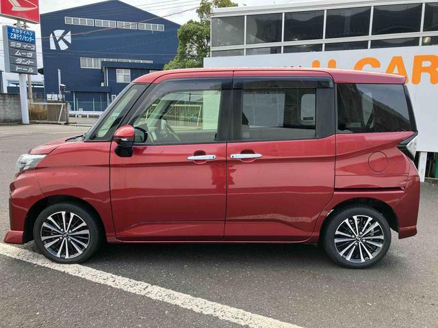 トールカスタムＧ　ターボ走行距離無制限１２ヶ月保証付き　両側パワスラドア　衝突回避支援ブレーキ機能　カーナビ　ＬＫＡ　ＥＴＣ　Ｉ−ＳＴＯＰ　ＤＶＤ　バックカメラ　メモリーナビ　ＵＳＢ　ブルートゥース　キーフリーシステム（大分県）の中古車