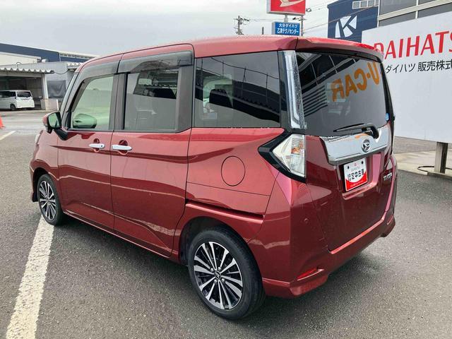 トールカスタムＧ　ターボ走行距離無制限１２ヶ月保証付き　両側パワスラドア　衝突回避支援ブレーキ機能　カーナビ　ＬＫＡ　ＥＴＣ　Ｉ−ＳＴＯＰ　ＤＶＤ　バックカメラ　メモリーナビ　ＵＳＢ　ブルートゥース　キーフリーシステム（大分県）の中古車