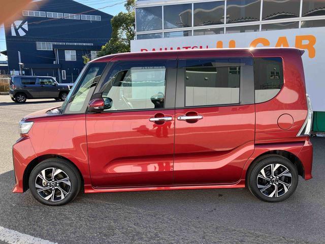 タントカスタムＸ　ワンオーナー走行距離無制限１２ヶ月保証付き　衝突軽減ブレーキ　車線逸脱防止　Ｂｌｕｅｔｏｏｔｈオーディオ　アイドリングストップ機能　禁煙　盗難警報装置　ＬＥＤ　ワンオーナー　キーレスエントリー　前席シートヒーター（大分県）の中古車