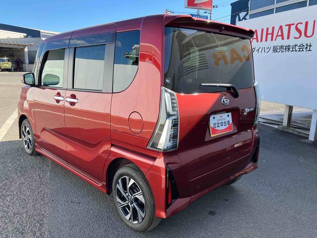 タントカスタムＸ　ワンオーナー走行距離無制限１２ヶ月保証付き　衝突軽減ブレーキ　車線逸脱防止　Ｂｌｕｅｔｏｏｔｈオーディオ　アイドリングストップ機能　禁煙　盗難警報装置　ＬＥＤ　ワンオーナー　キーレスエントリー　前席シートヒーター（大分県）の中古車