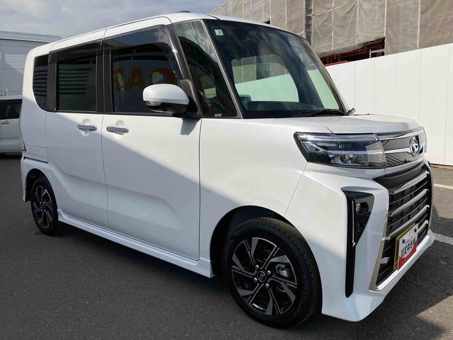 タントカスタムＸ　ワンオーナー走行距離無制限１２ヶ月保証付き　衝突軽減ブレーキ　車線逸脱防止　アイドリングストップ機能　Ｂカメラ　禁煙　盗難警報装置　ＬＥＤ　ワンオーナー　キーレスエントリー　前席シートヒーター　オートＬＥＤ（大分県）の中古車