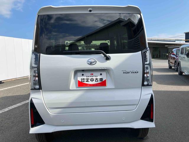 タントカスタムＸ　ワンオーナー走行距離無制限１２ヶ月保証付き　衝突軽減ブレーキ　車線逸脱防止　アイドリングストップ機能　Ｂカメラ　禁煙　盗難警報装置　ＬＥＤ　ワンオーナー　キーレスエントリー　前席シートヒーター　オートＬＥＤ（大分県）の中古車