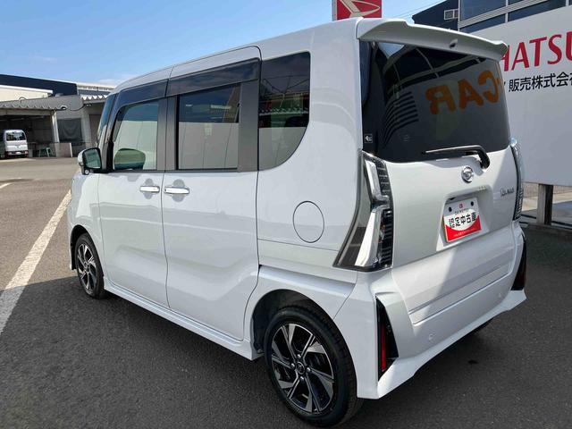 タントカスタムＸ　ワンオーナー走行距離無制限１２ヶ月保証付き　衝突軽減ブレーキ　車線逸脱防止　アイドリングストップ機能　Ｂカメラ　禁煙　盗難警報装置　ＬＥＤ　ワンオーナー　キーレスエントリー　前席シートヒーター　オートＬＥＤ（大分県）の中古車