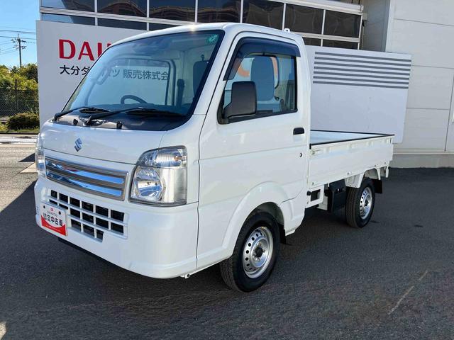キャリイトラックＫＣエアコン・パワステ走行距離無制限１２ヶ月保証付き　整備点検記録簿　禁煙　助手席エアバック　ＡＣ　運転席エアバック　パートタイム４ＷＤ　パワステ　横滑防止　ＡＢＳ　オートライト　盗難防止システム　踏み間違い防止（大分県）の中古車