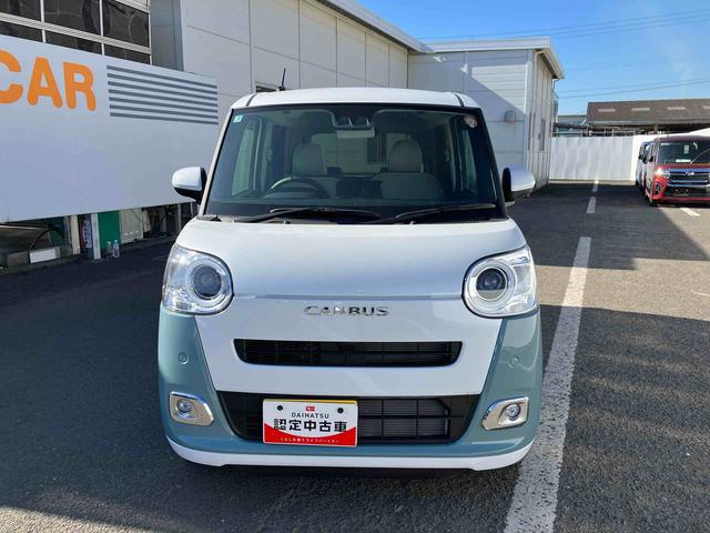 ムーヴキャンバスストライプスＧ　ワンオーナー走行距離無制限１２ヶ月保証付き　アイドルストップ　Ｂカメラ　セキュリティアラーム　スマートキープッシュスタート　Ｓヒーター　キーフリーキー　ワンオーナー車　ＬＥＤライト　車線逸脱警報　オートハイビーム（大分県）の中古車