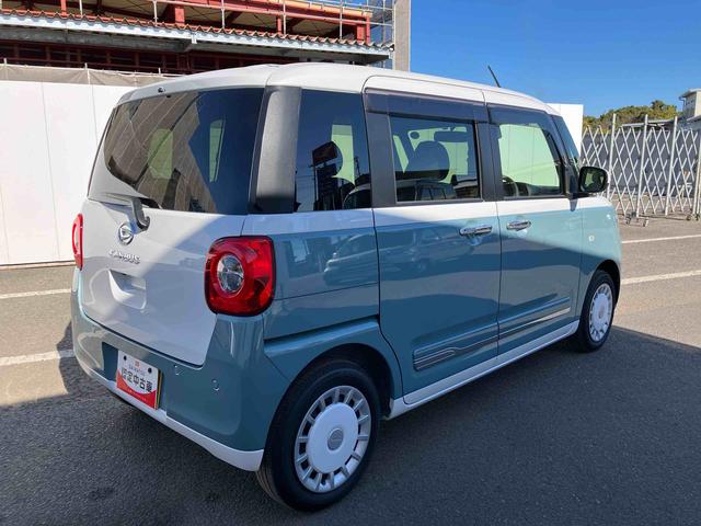 ムーヴキャンバスストライプスＧ　ワンオーナー走行距離無制限１２ヶ月保証付き　アイドルストップ　Ｂカメラ　セキュリティアラーム　スマートキープッシュスタート　Ｓヒーター　キーフリーキー　ワンオーナー車　ＬＥＤライト　車線逸脱警報　オートハイビーム（大分県）の中古車