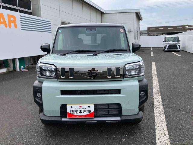 タフトG ダーククロムベンチャー走行距離無制限12ヶ月保証付き 1オ−ナ− アダプティブクルコン リアカメラ オートマチックハイビーム LEDライト レーンキープアシスト アイドリングS キーフリー 記録簿 アルミ スマートキー(大分県)の中古車