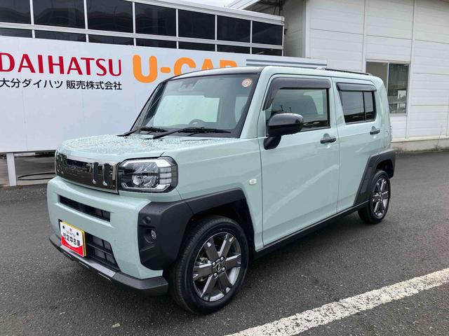 タフトG ダーククロムベンチャー走行距離無制限12ヶ月保証付き 1オ−ナ− アダプティブクルコン リアカメラ オートマチックハイビーム LEDライト レーンキープアシスト アイドリングS キーフリー 記録簿 アルミ スマートキー(大分県)の中古車