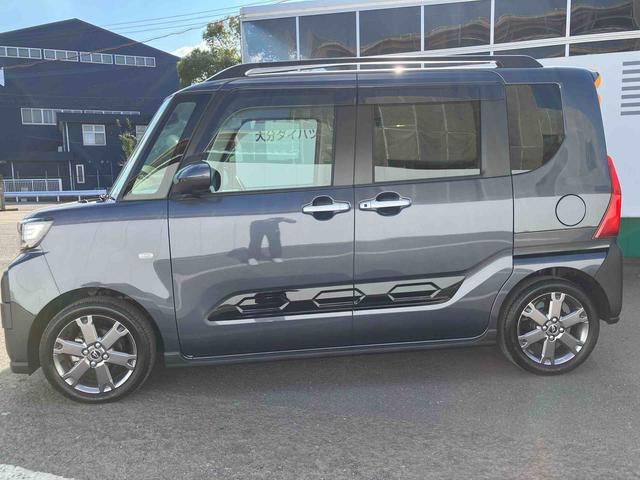 タントファンクロスターボ ワンオーナー走行距離無制限12ヶ月保証付き LEDランプ シートヒータ 衝突軽減ブレーキ USB Rカメラ スマートキ 禁煙 i−stop 車線逸脱警報 1オーナー 盗難警報装置 オートライト アルミ キーフリー(大分県)の中古車