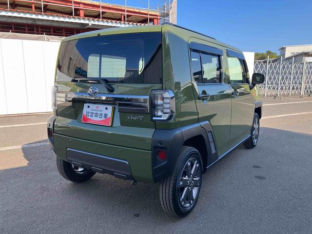 タフトＧターボ　ダーククロムベンチャー走行距離無制限１２ヶ月保証付き　車線逸脱警報装置　衝突回避支援ブレーキ　レーダークルーズ　シートヒータ　安全ボディ　ＬＥＤ　ムーンルーフ　Ａストップ　オートマチックハイビーム　ターボ車　セキュリティ（大分県）の中古車