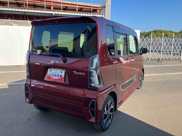 タントカスタムXスタイルセレクション走行距離無制限12ヶ月保証付き ブレーキサポート BT 禁煙 レーンキープ AUTOライト Iストップ シートヒータ DVD LEDライト スマートキー ドライブレコーダー アルミ オートハイビーム(大分県)の中古車