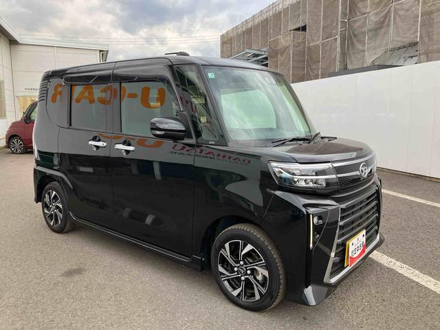 タントカスタムX ワンオーナー走行距離無制限12ヶ月保証付き 衝突軽減ブレーキ 車線逸脱防止 Bカメラ 禁煙 盗難警報装置 LED ワンオーナー キーレスエントリー 前席シートヒーター オートLED スマキー AUTOライト(大分県)の中古車