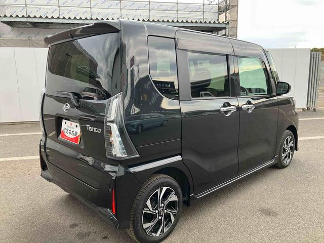 タントカスタムX ワンオーナー走行距離無制限12ヶ月保証付き 衝突軽減ブレーキ 車線逸脱防止 Bカメラ 禁煙 盗難警報装置 LED ワンオーナー キーレスエントリー 前席シートヒーター オートLED スマキー AUTOライト(大分県)の中古車