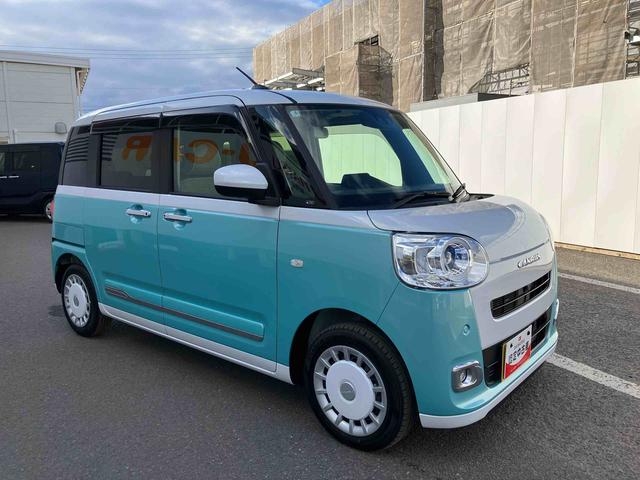 ムーヴキャンバスストライプスG ワンオーナー走行距離無制限12ヶ月保証付き アイドルストップ Bカメラ セキュリティアラーム スマートキープッシュスタート Sヒーター キーフリーキー ワンオーナー車 LEDライト 車線逸脱警報 オートハイビーム(大分県)の中古車