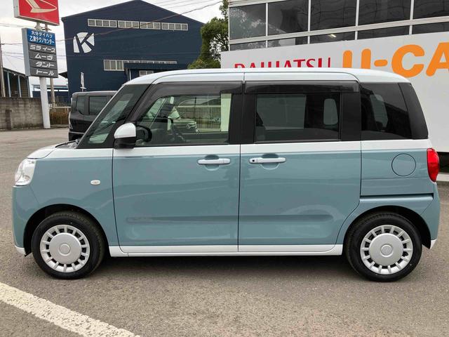 ムーヴキャンバスストライプスX ワンオーナー走行距離無制限12ヶ月保証付き 衝突被害軽減ブレーキ 両側オートスライドドア 禁煙車 衝突安全ボディ バックカメラ オートハイビーム オートライト LEDヘッドライト 盗難防止システム レーンアシスト(大分県)の中古車