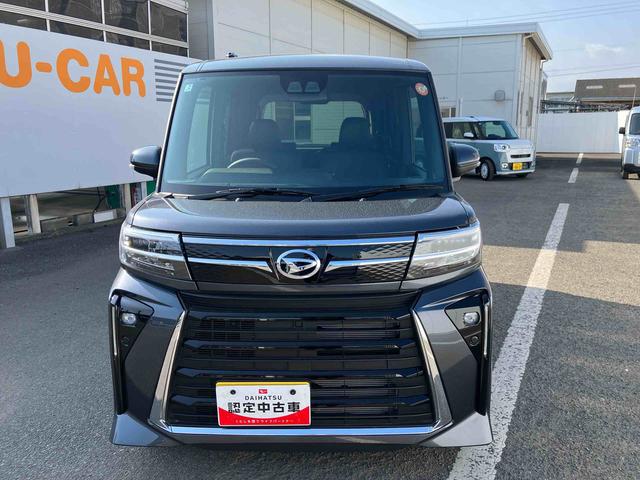 タントカスタムＸ　ワンオーナー走行距離無制限１２ヶ月保証付き　衝突軽減ブレーキ　車線逸脱防止　アイドリングストップ機能　Ｂカメラ　禁煙　盗難警報装置　ＬＥＤ　ワンオーナー　キーレスエントリー　前席シートヒーター　オートＬＥＤ（大分県）の中古車