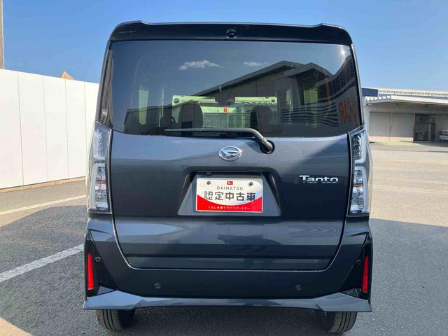 タントカスタムＸ　ワンオーナー走行距離無制限１２ヶ月保証付き　衝突軽減ブレーキ　車線逸脱防止　アイドリングストップ機能　Ｂカメラ　禁煙　盗難警報装置　ＬＥＤ　ワンオーナー　キーレスエントリー　前席シートヒーター　オートＬＥＤ（大分県）の中古車