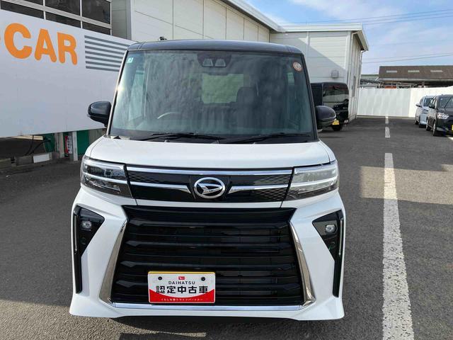 タントカスタムＸ　ワンオーナー走行距離無制限１２ヶ月保証付き　衝突軽減ブレーキ　車線逸脱防止　アイドリングストップ機能　Ｂカメラ　禁煙　盗難警報装置　ＬＥＤ　ワンオーナー　キーレスエントリー　前席シートヒーター　オートＬＥＤ（大分県）の中古車