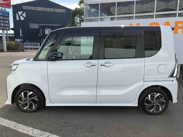 タントカスタムＸ　ワンオーナー走行距離無制限１２ヶ月保証付き　衝突軽減ブレーキ　車線逸脱防止　アイドリングストップ機能　Ｂカメラ　禁煙　盗難警報装置　ＬＥＤ　ワンオーナー　キーレスエントリー　前席シートヒーター　オートＬＥＤ（大分県）の中古車