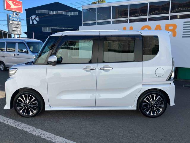 タントカスタムＲＳ　ワンオーナー走行距離無制限１２ヶ月保証付き　両側パワスライドドア　レーンキープＡ　ＩＳＴＯＰ　運転席シートヒーター　オートＬＥＤ　ターボエンジン　禁煙　ＬＥＤライト　１オーナー　オートライト　キーフリー　記録簿（大分県）の中古車