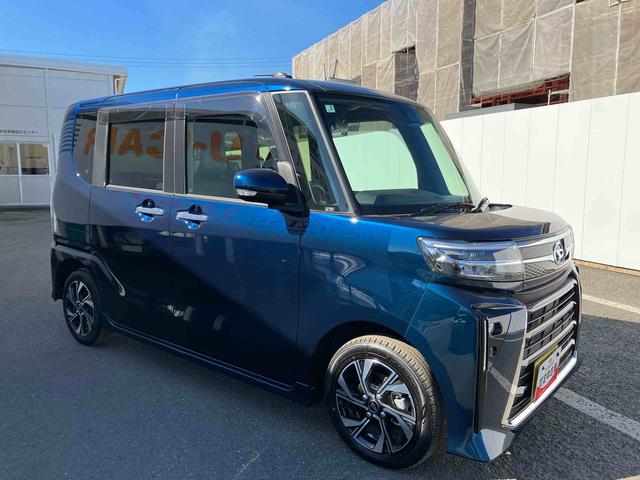 タントカスタムＸ　ワンオーナー走行距離無制限１２ヶ月保証付き　衝突軽減ブレーキ　車線逸脱防止　アイドリングストップ機能　Ｂカメラ　禁煙　盗難警報装置　ＬＥＤ　ワンオーナー　キーレスエントリー　前席シートヒーター　オートＬＥＤ（大分県）の中古車