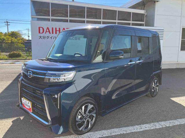 タントカスタムＸ　ワンオーナー走行距離無制限１２ヶ月保証付き　衝突軽減ブレーキ　車線逸脱防止　アイドリングストップ機能　Ｂカメラ　禁煙　盗難警報装置　ＬＥＤ　ワンオーナー　キーレスエントリー　前席シートヒーター　オートＬＥＤ（大分県）の中古車