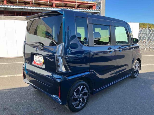 タントカスタムＸ　ワンオーナー走行距離無制限１２ヶ月保証付き　衝突軽減ブレーキ　車線逸脱防止　アイドリングストップ機能　Ｂカメラ　禁煙　盗難警報装置　ＬＥＤ　ワンオーナー　キーレスエントリー　前席シートヒーター　オートＬＥＤ（大分県）の中古車